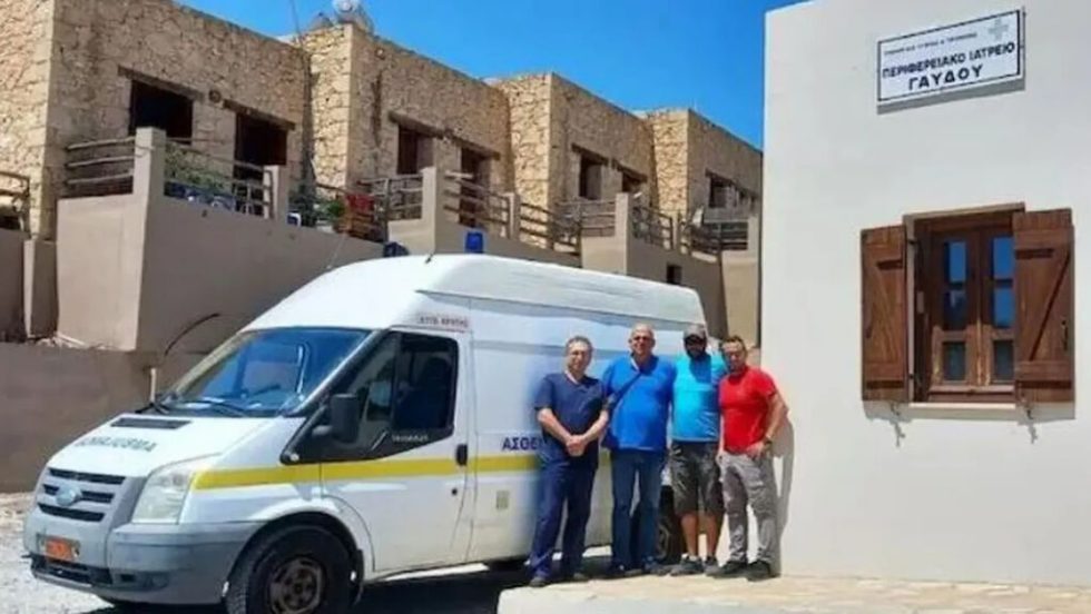Η Γαύδος απέκτησε ασθενοφόρο μετά τις ενέργειες και τις πιέσεις που άσκησε ο γιατρός, λένε οι σαράντα κάτοικοι