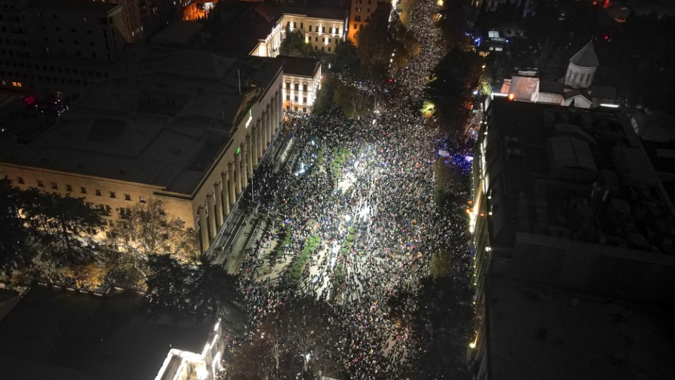 Γεωργία διαδηλώσεις