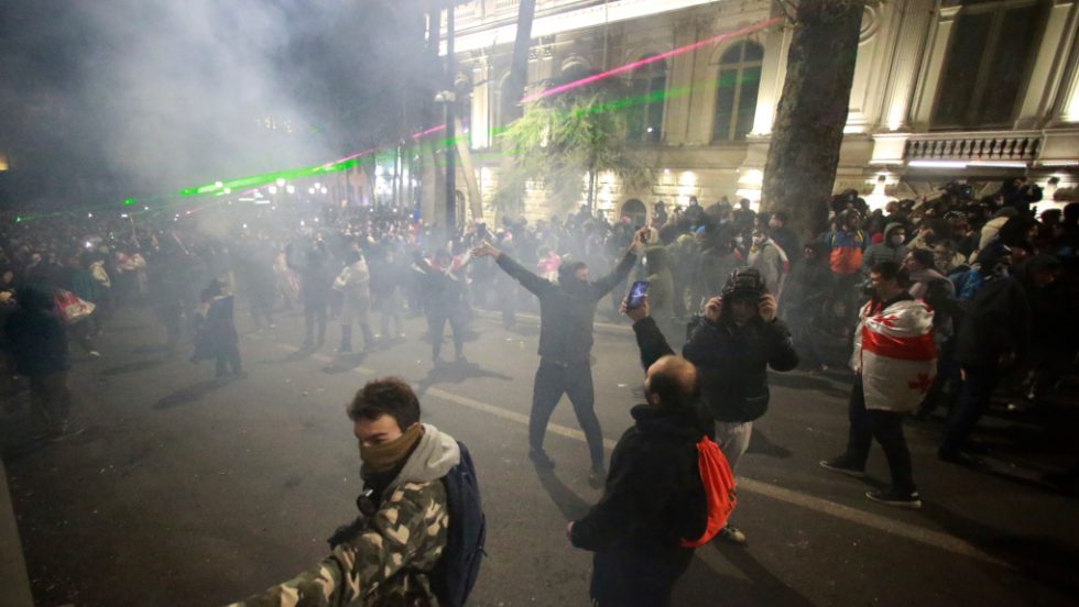 Γεωργία διαδηλώσεις