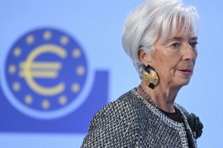 Η πρόεδρος της ΕΚΤ, Κριστίν Λαγκάρντ