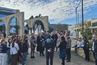 Από πρόσφατη κινητοποίηση εργαζομένων στα γραφεία της Teleperformance στα Χανιά