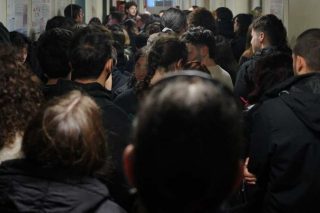 Μαζική παράσταση φοιτητών ενάντια στην πειθαρχική δίωξη