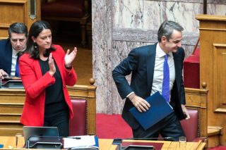 Κυριάκος Μητσοτάκης και Νίκη Κεραμέως