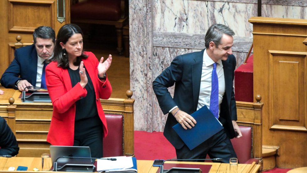 Κυριάκος Μητσοτάκης και Νίκη Κεραμέως