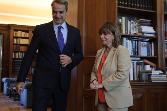 Κυριάκος Μητσοτάκης, Κατερίνα Σακελλαροπούλου