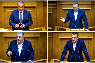 Χρήστος Σταϊκούρας | Σωκράτης Φάμελλος | Δημήτρης Κουτσούμπας | Αλέξης Χαρίτσης