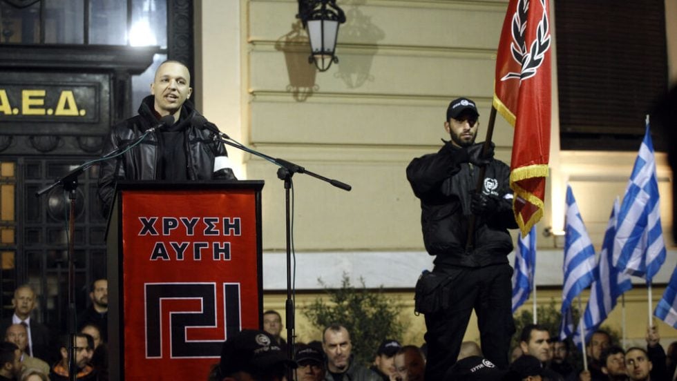 Ο καταδικασμένος για την ηγετική συμμετοχή του στην εγκληματική οργάνωση Χρυσή Αυγή, Ηλίας Κασιδιάρης