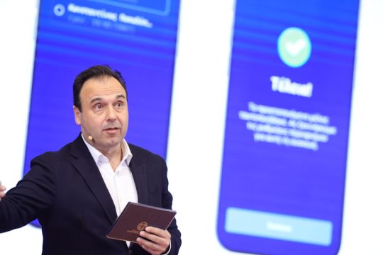 Ο υπουργός Ψηφιακής Διακυβέρνησης Δημήτρης Παπαστεργίου