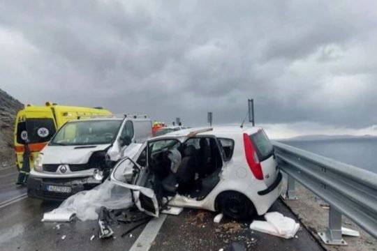 Ενα από τα τροχαία που συμβαίνουν συχνά στην καρμανιόλα του ΒΟΑΚ