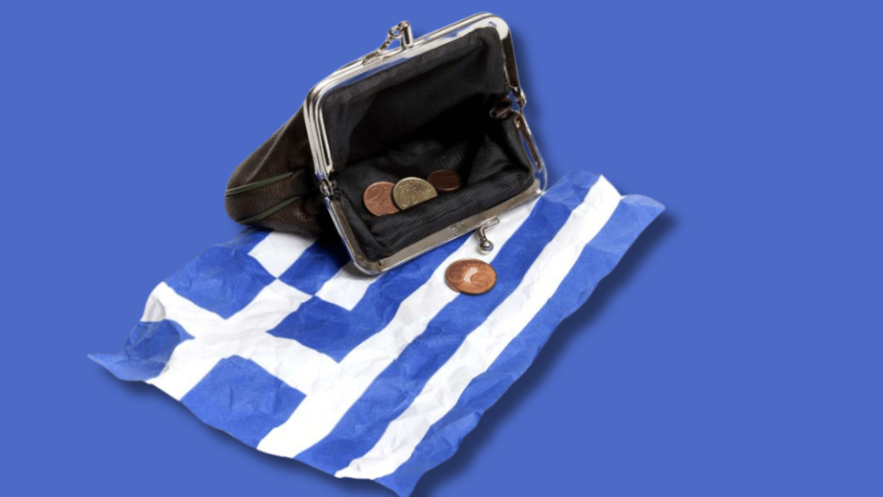 Ελληνική σημαία- ευρώ