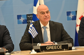 Ο Νίκος Δένδιας σε σύνοδο του ΝΑΤΟ