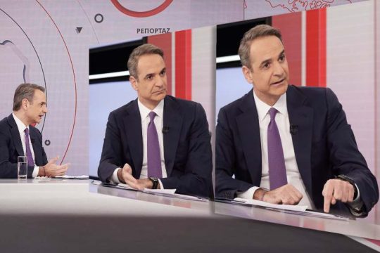 Ο Κυριάκος Μητσοτάκης στον Alpha