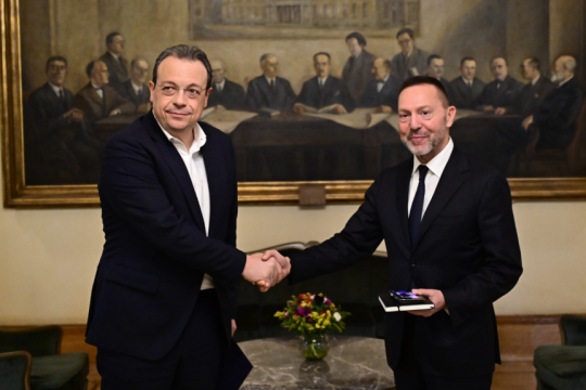 Σωκράτης Φάμελλος και ο Γιάννης Στουρνάρας
