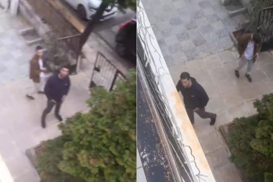 Αστυνομικοί κάτω από το μπαλκόνι του Μάριου Χ. Ενα φαινόμενο που επαναλαμβάνεται διαρκώς