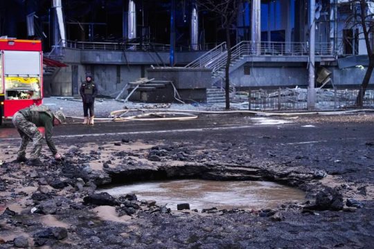 Πυραυλική επίθεση στο Κίεβο