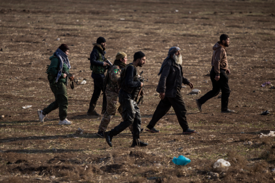 Kurdish fighters