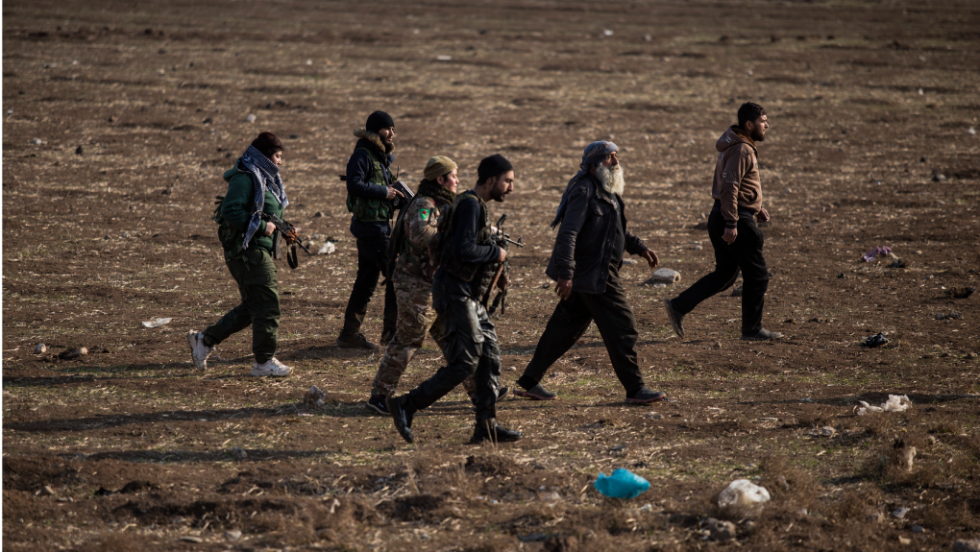 Kurdish fighters