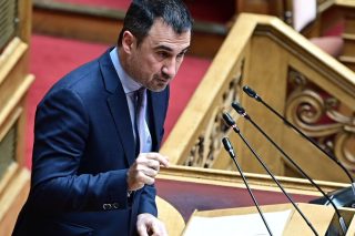 Ο επικεφαλής της κοινοβουλευτικής ομάδας της Νέας Αριστεράς, Αλέξης Χαρίτσης