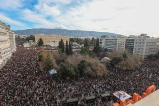 Συλλαλητήριο για την τραγωδία στα Τέμπη