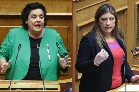 η Ζωή Κωνσταντοπούλου και η Λιάνα Κανέλλη