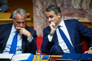 ο Κυριάκος Μητσοτάκης και ο Μάκης Βορίδης