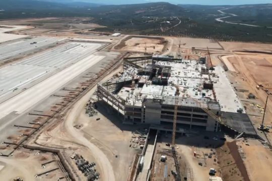 Οι εργασίες στο αεροδρόμιο Καστελλίου έχουν προχωρήσει στο 40% του έργου