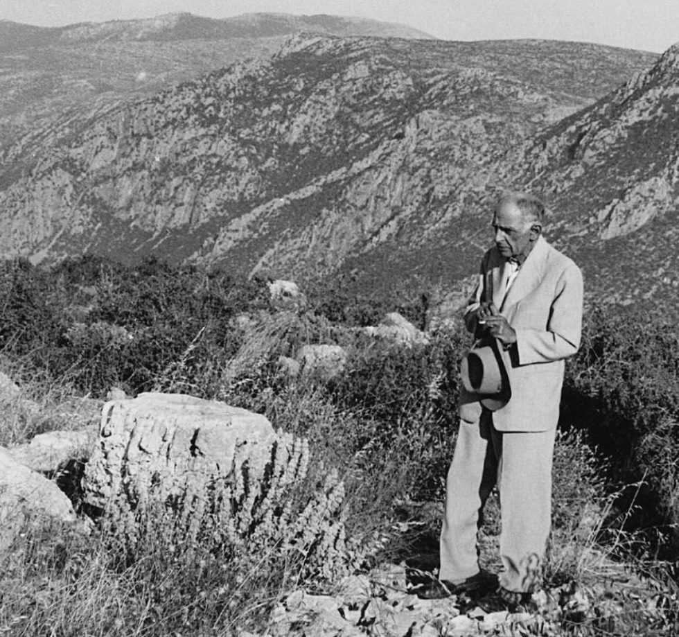 Ο Δημήτρης Πικιώνης στους Δελφούς