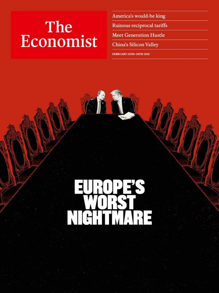 «Ο χειρότερος εφιάλτης της Ευρώπης» είναι ο Τραμπ και ο Πούτιν να τα λένε μόνοι τους σε ένα άδειο τραπέζι, χωρίς τους απόντες ή σωστότερα απρόσκλητους Ευρωπαίους...