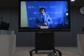 Ο Ντουτέρτε εμφανίζεται εξ αποστάσεως σε αίθουσα του Διεθνούς Ποινικού Δικαστηρίου