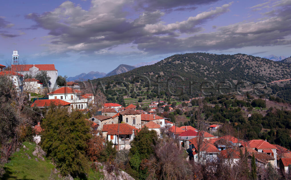 Το κεφαλοχώρι Δάφνη Αχαΐας