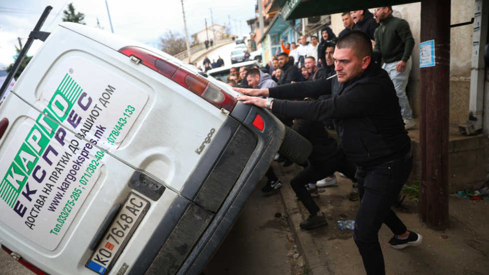 διαδηλώσεις στη Βόρεια Μακεδονία