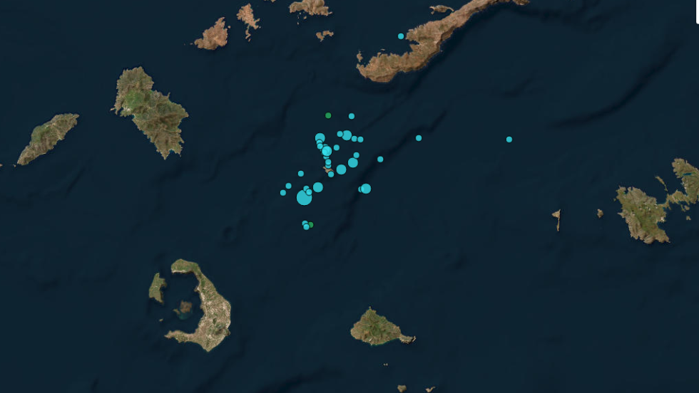 σεισμοί στις Κυκλάδες