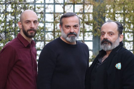 Από αριστερά, Μάνος Βαβαδάκης, Γιάννης Κότσιφας και Κωνσταντίνος Αβαρικιώτης