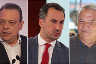 Σωκράτης Φάμελλος | Αλέξης Χαρίτσης  |Νίκος Μπίστης