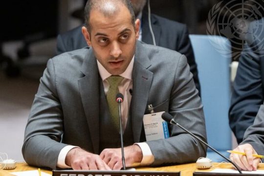 Ο Φερόζ Σίντουα απευθύνεται στο Συμβούλιο Ασφαλείας του ΟΗΕ