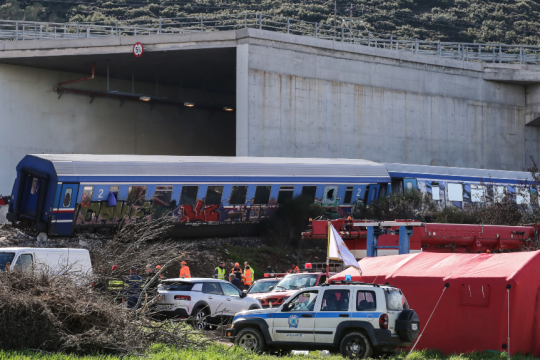 Συγκρουση τρένων στα Τέμπη