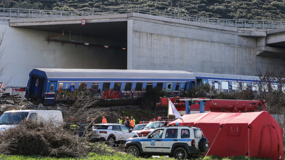 Συγκρουση τρένων στα Τέμπη