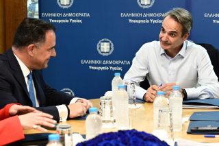 ο Κυριάκος Μητσοτάκης και ο Άδωνις Γεωργιάδης