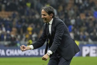 Inter Milan's head coach Simone Inzaghi