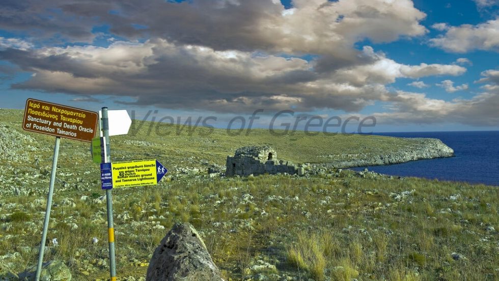 Ταίναρο, ο ναός των Ασωμάτων χτισμένος επάνω στα υπολείμματα αρχαίου ναού αφιερωμένου στον Ταινάριο Ποσειδώνα