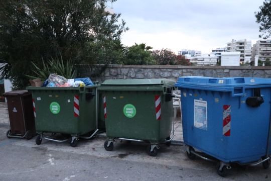 το σημείο που βρέθηκε το βρέφος