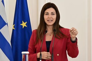 Η υπουργός Παιδείας Σοφία Ζαχαράκη