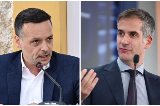 Ο Χάρης Δούκας | O Kώστας Μπακογιάννης