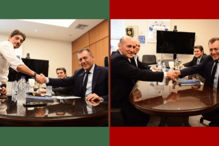 Από τις συναντήσεις του Γιάννη Βρούτση με τους Δ. Γιαννακόπουλο και τους αδελφούς Αγγελόπουλους