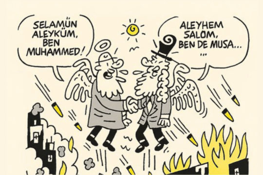 Σκίτσο του σατιρικού περιοδικού «LeMan»