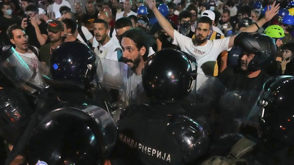 Διαδηλώσεις αντικυβερνητικές στη Σερβία