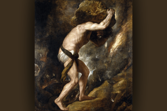 «Η τιμωρία του Σίσυφου» /Τιτσιάνο (1490-1576)
