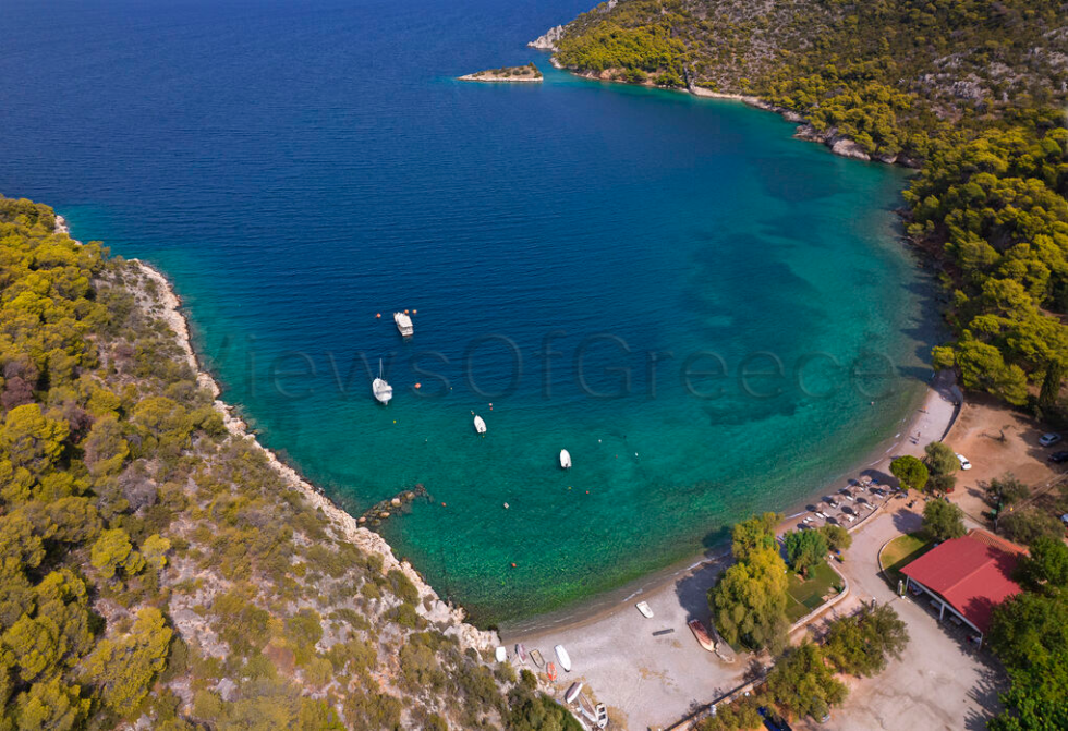 Σιδερώνα, πανοραμική άποψη της ακρογιαλιάς