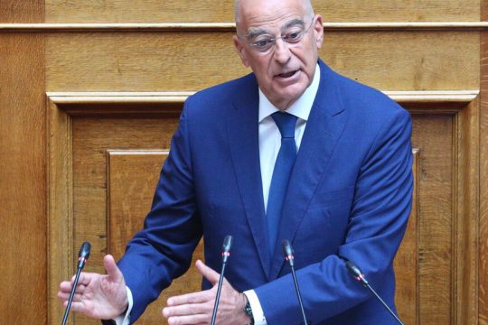 Σοβαρές επιφυλάξεις για τη λειτουργία του SAFE και την προοπτική συμμετοχής της Τουρκίας στα ευρωπαϊκά δάνεια έχει εκφράσει ο Ν. Δένδιας