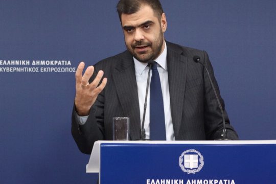 Ο κυβερνητικός εκπρόσωπος Παύλος Μαρινάκης